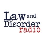 The blue and red logo of the Law and Disorder Radio show